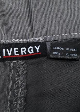 Тонкие котоновые бриджи, 54-56-58, хлопок, полиэстер, livergy