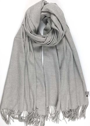 Теплый зимний большой шарф палантин шерстяной новый качественный1 фото