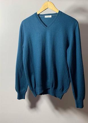 Gran sasso merino v-neck alcantara ідеал