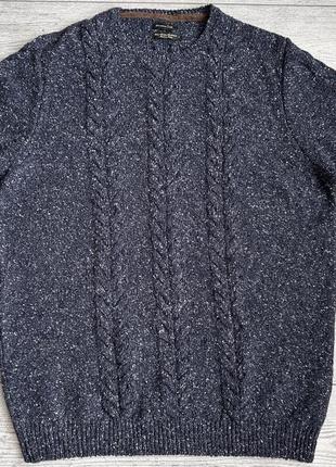 Светр massimo dutti cable knit wool sweater