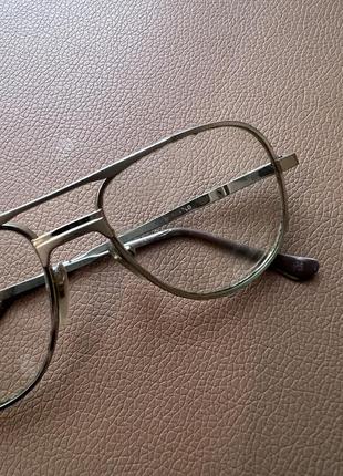 Золоті окуляри оправа срібло в стилі ray-ban авіатори3 фото