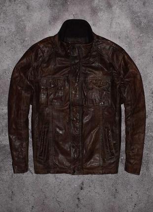 Angelo litrico leather jacket (мужская кожаная куртка ангело литрико )