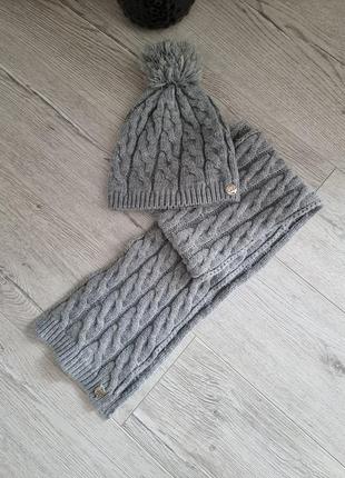 Комплект шапка та шарф