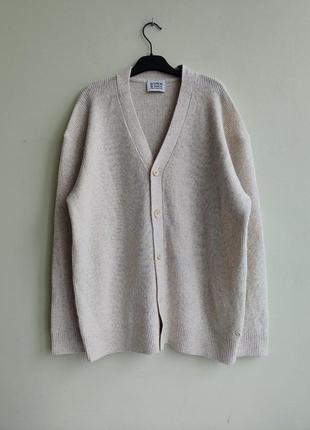 Чоловічий вовняний в'язаний кардиган scotch & soda amsterdam