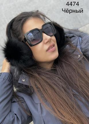 Вушка навушники натуральне хутро кролик  ушки наушники натуральный мех кролик