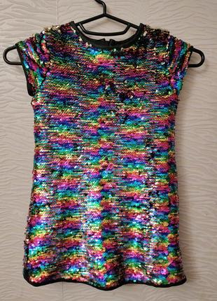 Супер платье "tu" с пайетками