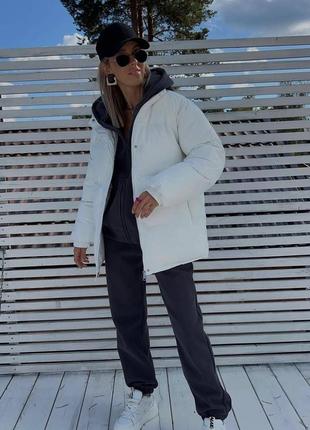 Жіноча зимова стьобана балонова куртка,женская зимняя стёганая балоновая тёплая...