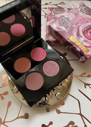 Роскошная палетка теней pat mcgrath labs celestial divine rose luxe quad eyeshadow palette - eternal eden1 фото