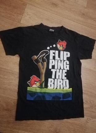 Футболка. майка. angry birds.