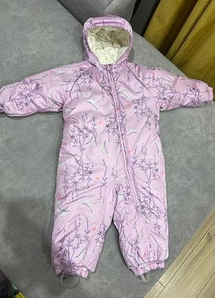 Зимовий комбінезон huppa р.80 (+6) на 1,5-2 роки на холод до -30