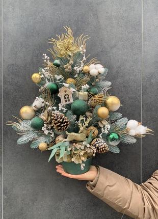 Декоративная елка, рождественская елка на стол