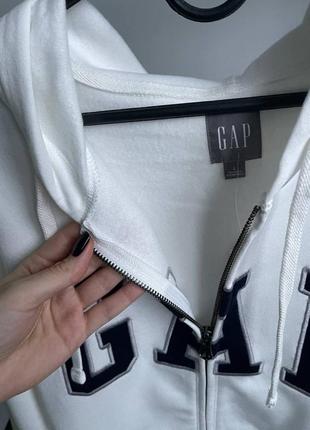 Новая кофта зепка gap оригинал худи серая кофта на замке гап l, xl