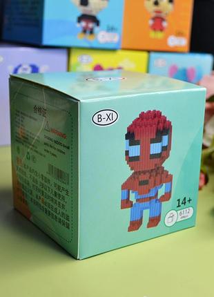 Конструктор magic blocks, spider man, lego, block, лего, людина павук, человек паук, на подарунок, на подарок2 фото