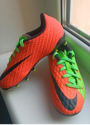 Футбольние бутси nike hypervenom phelon iii fg р.31 уст. 19.5 см.2 фото