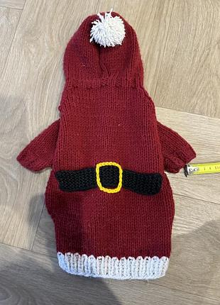 Новорічний, зимовий костюмчик на маленьку собачку