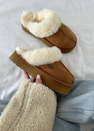 Угги угги угги ugg disquette platform chestnut