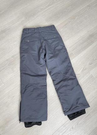 Серые горнолыжные брюки от obscure на 10 лет рост 1403 фото