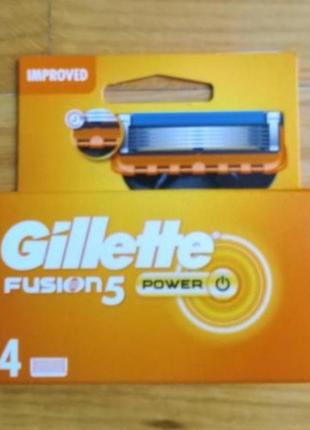 Змінні касети gillette fusion5 (4 шт.) оригинал куплені в лондоні