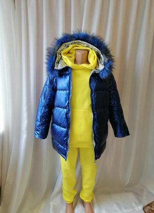 Зимова куртка з хутром10 фото