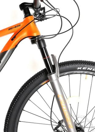 Велосипед найнер crosser mt 036 29" (рама 19, 2*12) l-twoo+shimano вилка воздух! оранжевый2 фото