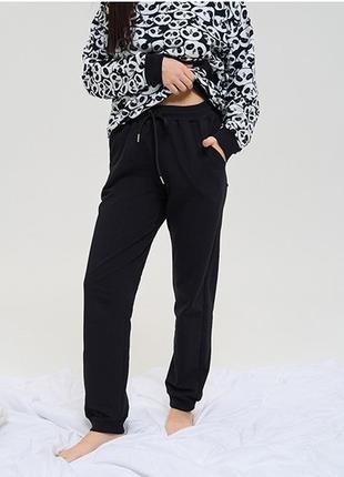 Пижама женская штаны и кофта панда байка 145072 фото