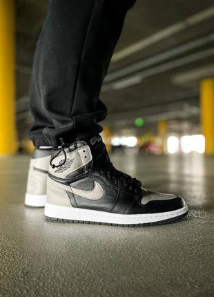 Кросівки nike air jordan 1 retro high og shadow4 фото