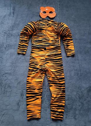 Карнавальный костюм тигра h&amp;m на 4-6 лет рост 110-116 см4 фото