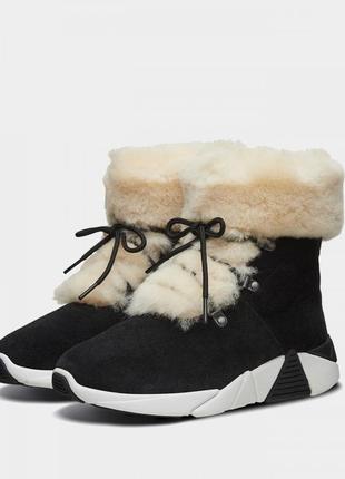 Ботинки женские зимние skechers mark nason los angelesa 66666227 blk