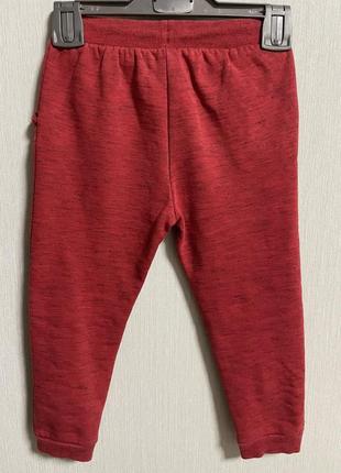 Штани брюки tu червоні дитячі утеплені для дівчинки (зріст 104-110 см)2 фото