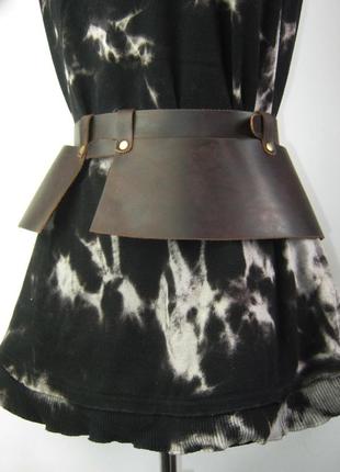 Шкіряний пояс баска , баска, шкіряна ручної роботи