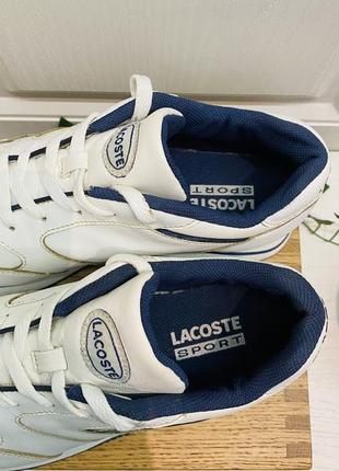 Кроссовки lacoste 39 р 24,5 см original6 фото