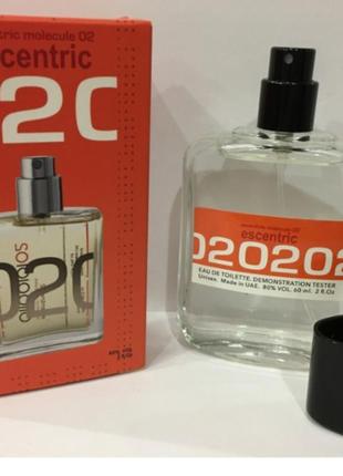 Мини-тестер duty free 60 ml escentric molecule 02, молекула эксцентрик 02 2