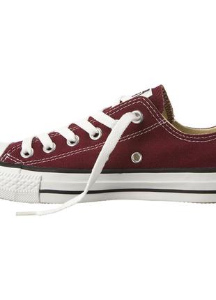 Кеды converse all stars bordeaux low m9691 (бордовые) 352 фото