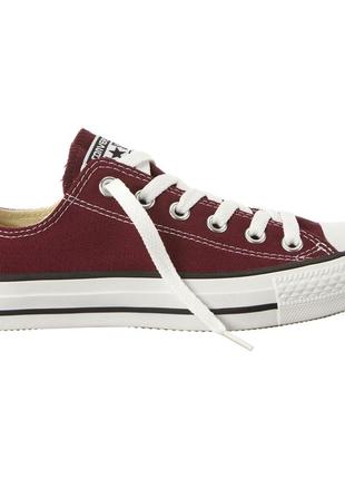 Кеды converse all stars bordeaux low m9691 (бордовые) 35