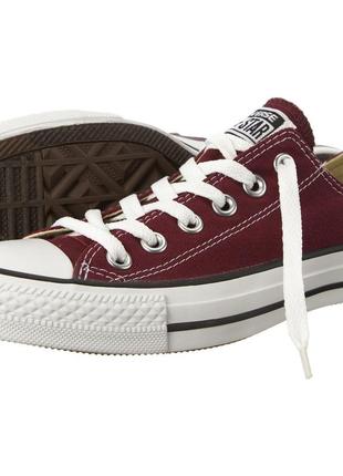 Кеды converse all stars bordeaux low m9691 (бордовые) 353 фото