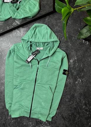 Зип худи stone island emerald