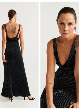 Святкова трикотажна сукня mango
