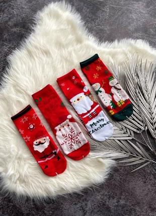 Новогодний набор носков &lt;unk&gt; рождественский бокс носчков5 фото