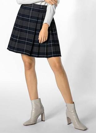 Стильна спідниця кілт пліссе в клітинку marc o'polo р.38
