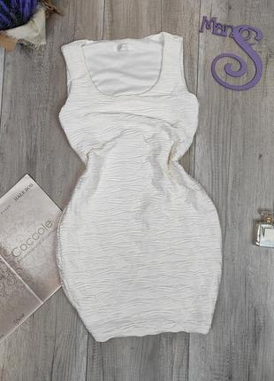Жіноча сукня майка amisu на підкладці молочного кольору розмір s1 фото