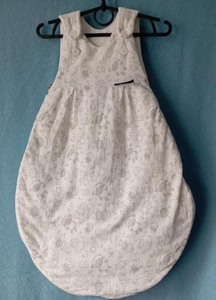 Мешок спальный трикотажный утепленный alvi 0-3m/56-62