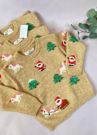 Новогодний свитер h&m