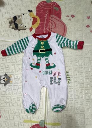 Новорічний чоловічок 0-3 міс