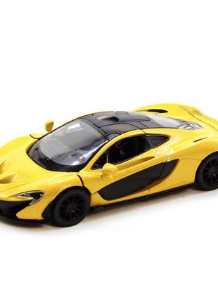 Машинка kinsmart "mclaren p1" (желтая)