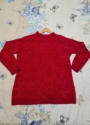 Червоний светр, кофта george5 фото