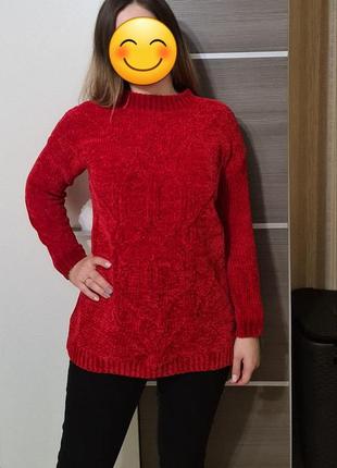 Червоний светр, кофта george1 фото