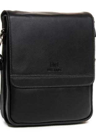 Сумка мужская планшет кожа bretton 5317-3 black1 фото