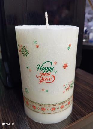 Новогодние арома свечи