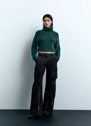 Zara  теплий трикотажний светр