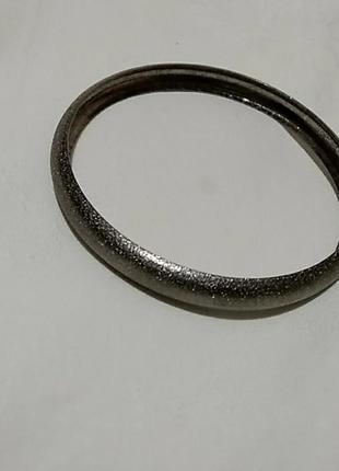 Металический браслет в серебряном цвете4 фото